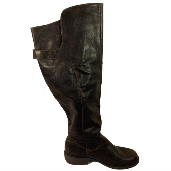 Diba Brown Over the Knee Tall Boots Wide Calf- 7 M - Picture 8 of 10